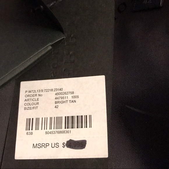 SOLD🎈BURBERRY PRORSUM LEATHER JACKET - Picture 7 of 8